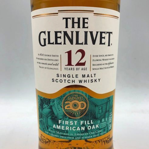 ザ グレンリベット 12年 ファーストフィル アメリカンオーク 700ml 43% THE GLENLIVET FIREST FILL AMERICAN OAK スコッチウイスキー【A2】