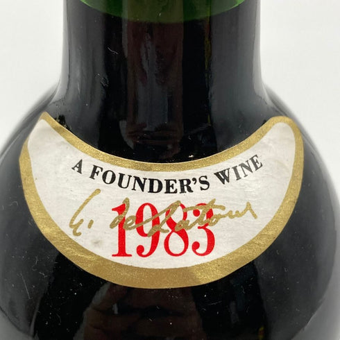 ヴォーリュー ヴィンヤード ジョージ デ ラトゥール プライベート リザーブ ナパヴァレー 1983 750ml 14% Beaulieu Vineyard GEORGES DE LATOUR PRIVATE RESERVE カリフォルニアワイン【R2】