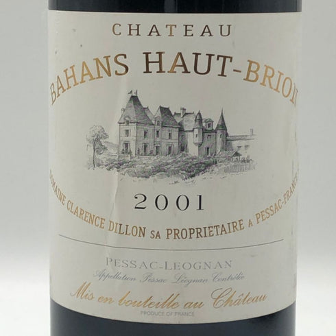 シャトー バーン オー ブリオン 2001 13% 750ml Chateau Bahans Haut-Brion フランスワイン【L4】
