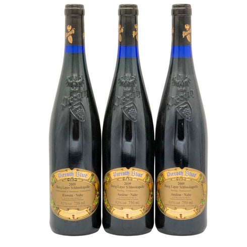 【ドイツワイン3本セット】ピーロートブルー ブルク ライヤー シュロスカペレ アウスレーゼ ナーエ 2009 750ml 9.5% 2本&ブルク ライヤー シュロスカペレ アイスワイン ナーエ 2009 750ml 9.5% 2本 Pieroth Blue 白ワイン【7-2】