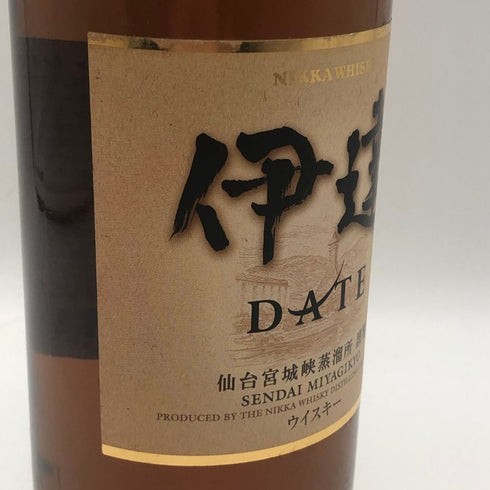 東京都限定◆ニッカ 伊達 ブレンデッド ウイスキー 謹製 旧ラベル 700ml 43% NIKKA DATE 【K1】
