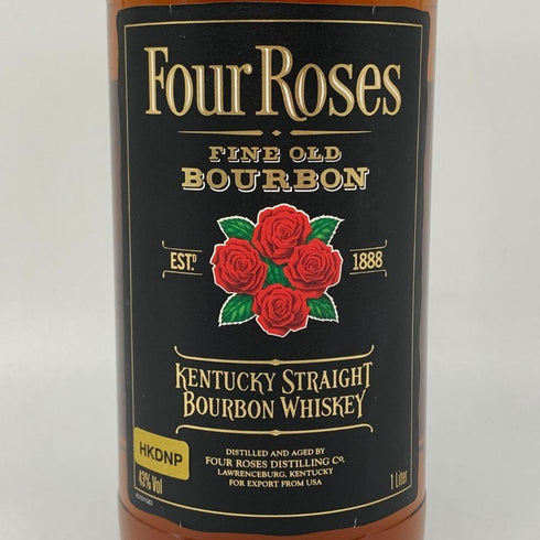 フォアローゼス ブラックラベル 1000ml 43% Four Roses バーボン【V4】