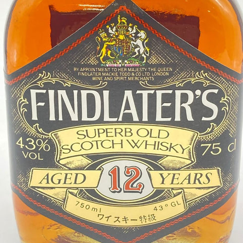 フィンドレイター 12年 43% 750ml FINDLATER'S スコッチウイスキー【N1】