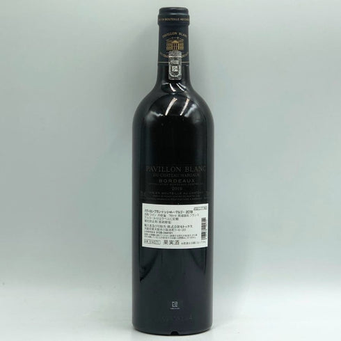 パヴィヨン ブラン デュ シャトー マルゴー 2019 750ml 13.5% PAVILLON BLANC DU CHATEAU MARGAUX 白ワイン【O4】