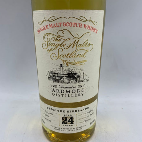 エリクサー ザ シングルモルト オブ スコットランド アードモア ホグスヘッド 24年 1998-2022 限定237本 55.6% 700ml ELIXIR THE SINGLE MALTS OF SCOTLAND ARDMORE HOGSHEAD 【A1】