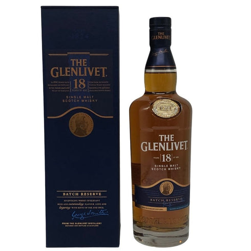 グレンリベット 18年 バッチリザーブ 700ml 40% GLENLIVET スコッチウイスキー【S2】