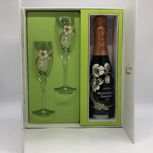 ペリエジュエ ベルエポック ブリュット 白 2014 グラスセット 375ml 12.5% PERRIER JOUET BELLE EPOQUE シャンパン【Q2】