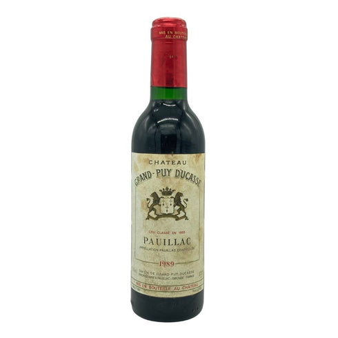 シャトー グラン ピュイ デュカス 1989 375ml 12.5% CHATEAU GRAND-PUY DUCASSE ブルゴーニュワイン【B4】