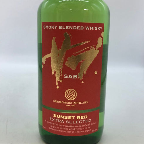 東京都限定◆三郎丸蒸溜所 サブ サンセット レッド 700ml 46% SABUROUMARU 【T4】
