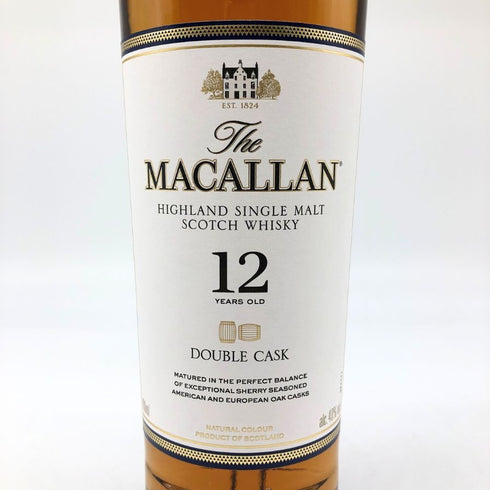 ザ マッカラン 12年 ダブルカスク 700ml 40% The MACALLAN 箱付 スコッチウイスキー【W4】