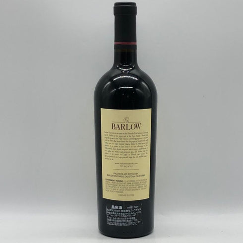 バーロウ ヴィンヤーズ 2018 メルロー ナパ・ヴァレー 750ml 14.7% BARLOW カリフォルニアワイン【K0】