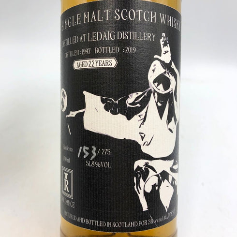 レダイグ 22年 1997 スリーリバーズオリジナル ザ ダンス 700ml 51.8% LEDAIG スコッチウイスキー【O4】