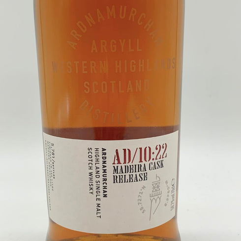 アードナムルッカン ハイランド シングルモルト AD/10:22 マデイラ カスク リリース 700ml 58.2% ARDNAMURCHAN HIGHLAND SINGLE MALT MADEIRA CASK RELEASE 【I2】