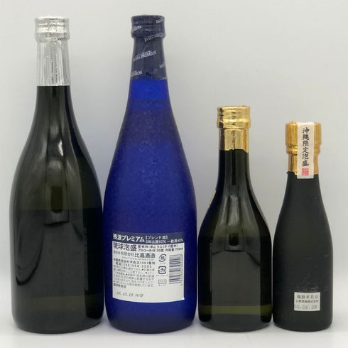 【泡盛4本セット】残波 プレミアム 720ml 30%&瑞泉 青龍 720ml 30%&ミニボトル2本 泡盛【7-0】