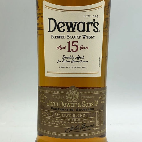 デュワーズ 15年 ダブルエイジド 750ml 40% Dewars スコッチウイスキー【J4】