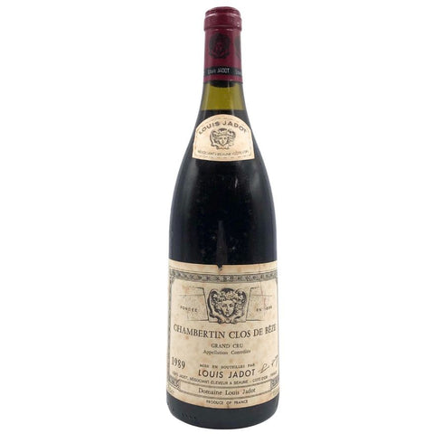ルイ ジャド シャンベルタン クロ ド ベーズ 1989 750ml 13.5% LOUIS JADOT ブルゴーニュワイン【F2】