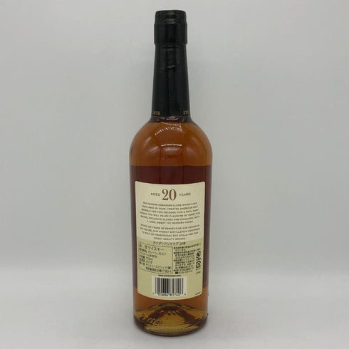カナディアンクラブ 20年 CANADIAN CLUB 750ml 40% スコッチウイスキー【X1】