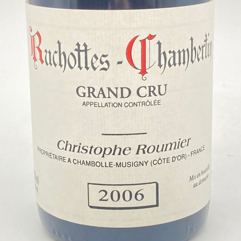 クリストフ (ジョルジュ) ルーミエ リュショット シャンベルタン 2006 750ml 12.5% Christophe (Georges) Roumier Ruchottes Chambertin ブルゴーニュワイン【T4】