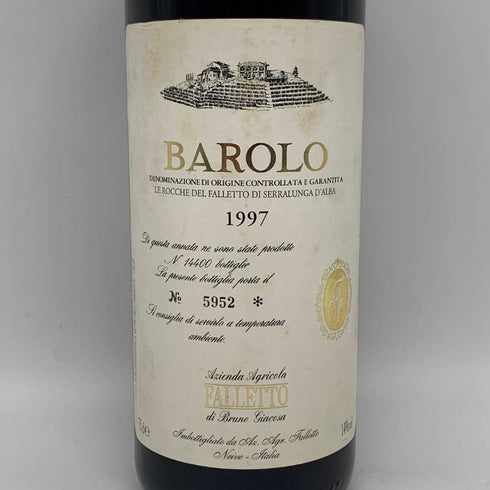 バローロ レ ロッケ デル ファレット ディ セッラルンガ ダルバ 1997 750ml 14% Barolo le Rocche del Faletto di Serralunga d'Alba イタリアワイン【F1】
