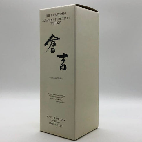 東京都限定◆倉吉 ピュアモルトウイスキー 700ml 43% MATSUI WHISKY 【A0】