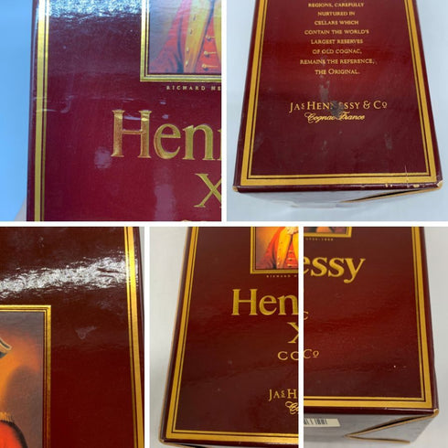 ヘネシーXO クリアボトル 金キャップ 700ml 40% Hennessy コニャック【U4】