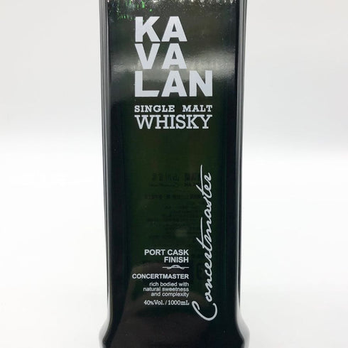 カヴァラン カバラン シングルモルト ポートカスクフィニッシュ コンサートマスター 700ml 40% KAVALAN SINGLE MALT PORT CASK FINISH CONCERTMASTER ウイスキー【E】