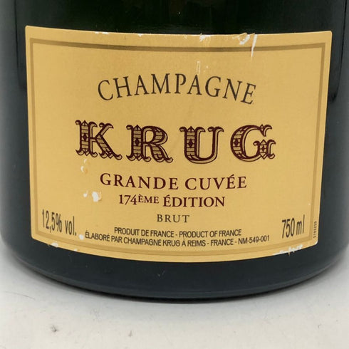 クリュッグ ブリュット 白 750ml 12.5% KRUG BRUT シャンパン【B3】