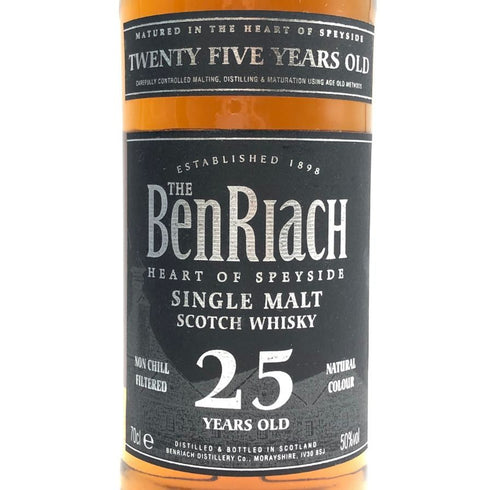 ベンリアック 25年 ウイスキー ビリー ウォーカー 700ml 50% BENRIACH スコッチウイスキー【Z1】
