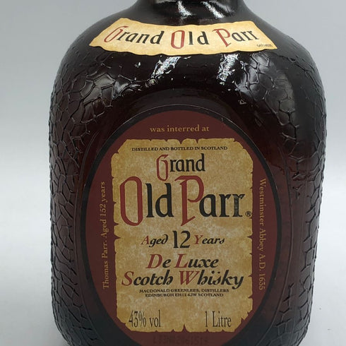 グランド オールドパー 12年 デラックス 1000ml 43% Grand Old Parr De Luxe スコッチウイスキー【H3】