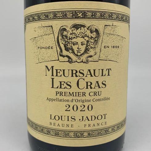 ルイ ジャド ムルソー レ クラ プルミエクリュ 2020 750ml 13.5% Louis Jadot Meursault Les Cras 1er Cru ブルゴーニュワイン【J1】