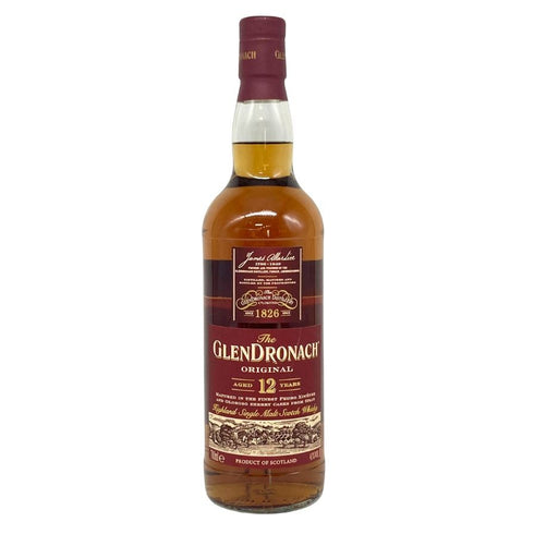 グレンドロナック 12年 オリジナル オロロソシェリー 43% 700ml GLENDRONACH ORIGINAL スコッチウイスキー【D3】