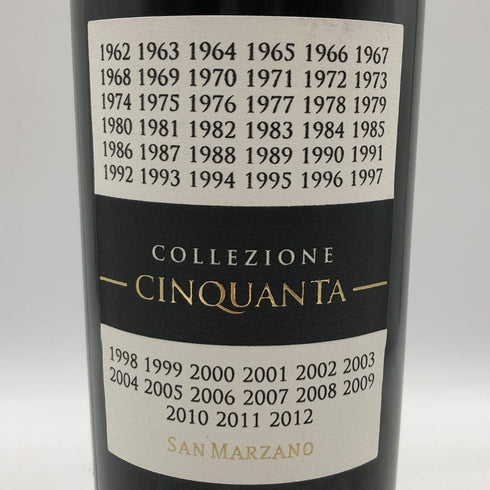サン マルツァーノ コレッツィオーネ チンクアンタ +6 750ml 14.5% イタリアワイン【E4】