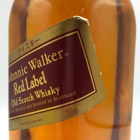 ジョニー ウォーカー レッドラベル 赤金キャップ 750ml 43% Johnnie Walker RED LABEL スコッチウイスキー【E3】