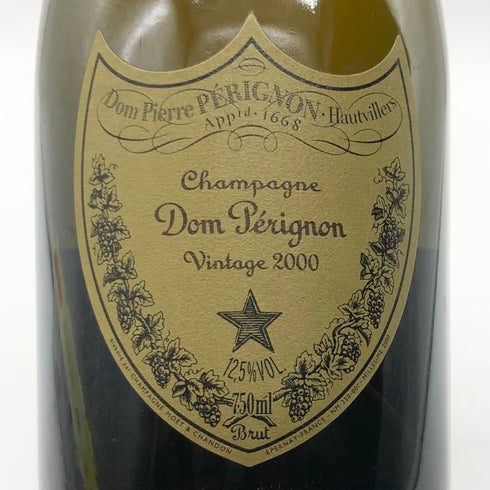 ドンペリニヨン ブリュット 白 2000 750ml 12.5% Dom Perignon Brut シャンパン【A2】