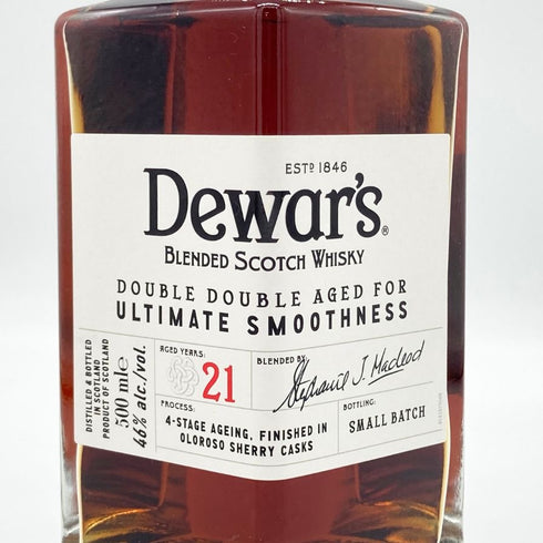 デュワーズ ダブルダブル 21年 500ml 46% Dewar's スコッチウイスキー【J1】