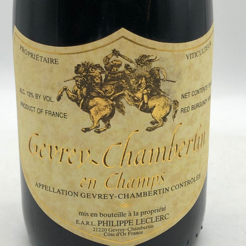 フィリップ ルクレール ジュヴレ シャンベルタン アン シャン 1996 750ml 13% PHILIPPE LECLERC ブルゴーニュワイン【C4】