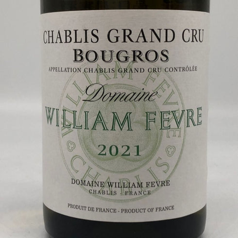 ドメーヌ ウィリアム フェーヴル シャブリ グラン クリュ ブーグロ 2021 750ml 13% Domaine William Fevre 白ワイン【P2】