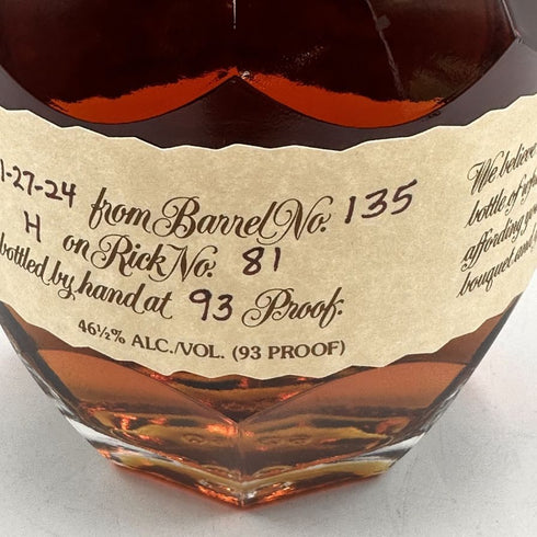ブラントン シングルバレル 2024 750ml 46.5% Blanton's SINGLE BARREL バーボン【C2】