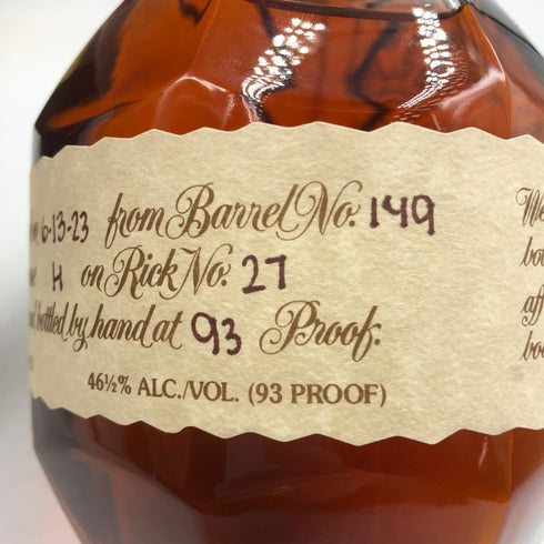ブラントン シングルバレル 2023 750ml 46.5% Blanton's SINGLE BARREL バーボン【G2】