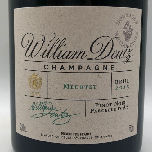 オマージュ ウィリアム ドゥーツ ミュルテット ブリュット 2015 12.5% 750ml Hommage William Deutz Meurtet シャンパン【G0】