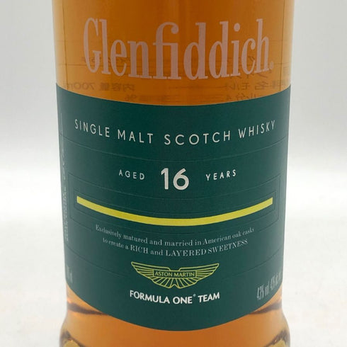 グレンフィディック 16年 アストンマーティン F1デザイン 700ml 43% Glenfiddich スコッチウイスキー【S0】