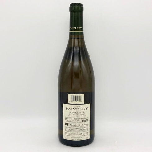 ジョセフ フェヴレ ムルソー プルミエ クリュ シャルム 2016 750ml 13% Joseph Faiveley Meursault 1er Cru Charmes 白ワイン【Y1】