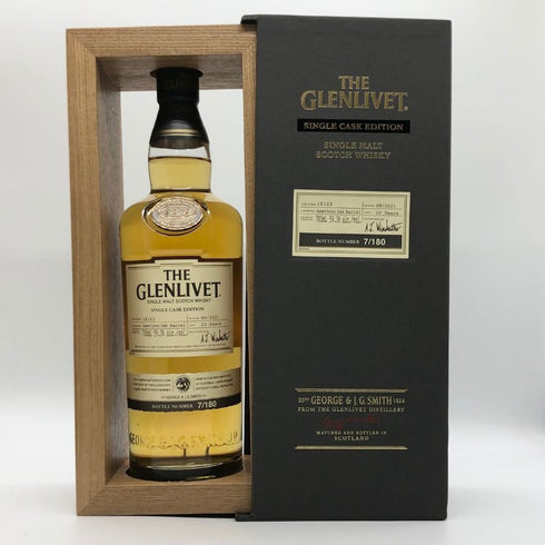 グレンリベット 20年 シングルカスク エディション アメリカンオークバレル 2021 59.3% 700ml THE GLENLIVET スコッチウイスキー【P1】