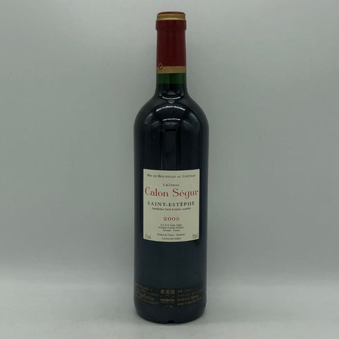 シャトー カロン セギュール 2005 750ml 12.5% Chateau Calon Segur ボルドーワイン【K0】