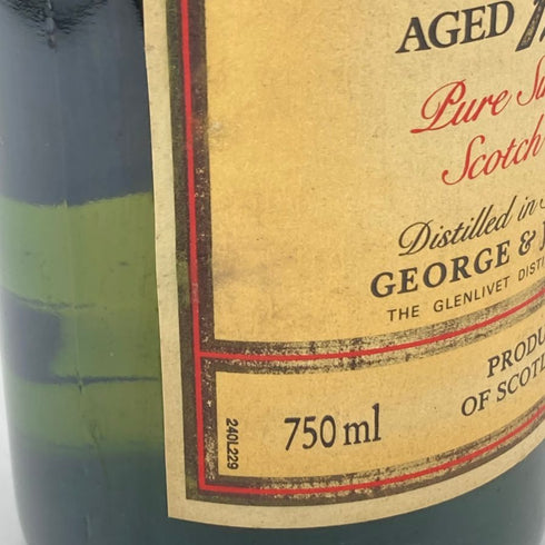 グレンリベット 12年 ピュアシングルモルト スコッチウィスキー 750ml THE GLENLIVET スコッチウイスキー【J4】