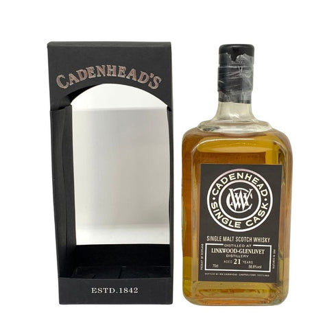 ケイデンヘッド リンクウッド グレンリベット 21年 1997-2018 700ml 56.8% CADENHEAD スコッチウイスキー【Q4】