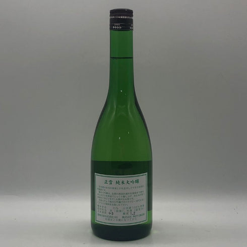 正雪 純米大吟醸 15% 720ml 2025年5月 日本酒- 純米大吟醸酒【G1】