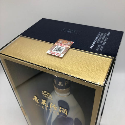 青花汾酒 陶器ボトル 中国酒 500ml 53% ギフトセット 2本 中国酒①1941g ②1923g【H0】