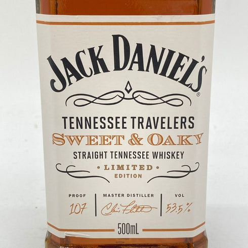 ジャックダニエル テネシートラベラーズ スイート&オーキー No.1 500ml 53.5% JACK DANIERL'S TENNESSEE TRAVELERS SWEET&OAKY 【Q】