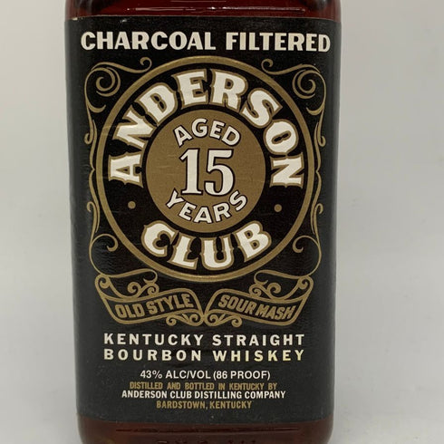 アンダーソン クラブ 15年 750ml 43% ANDERSON CLUB バーボン【U1】
